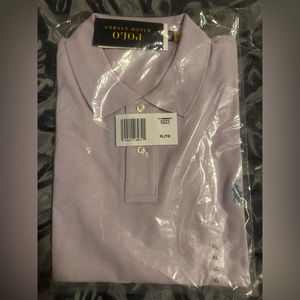 XL Ralph Lauren Polo Purple Navy Classic Fit Mesh Polo Shirt